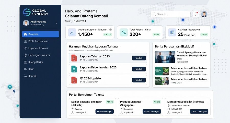 Website Perusahaan Profesional