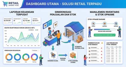 Aplikasi Kasir lengkap dengan Stok Opname Barang dan Laporan Keuangan